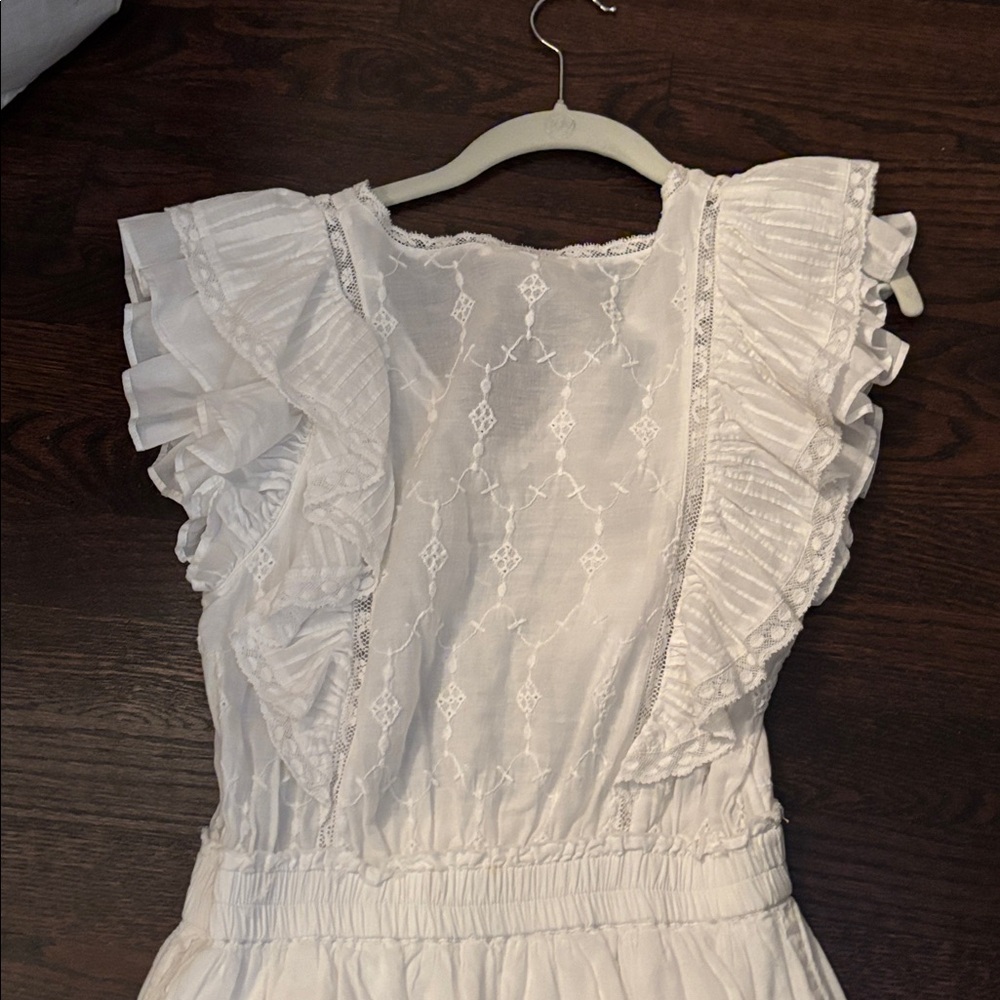 LoveShackFancy White Ruffled Dress - Picture 6 of 6